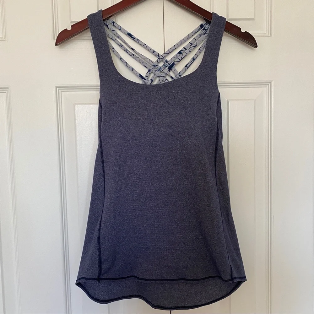 Lululemon Wild Tank Heathered Deep Navy